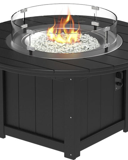 LuxCraft Lumin Fire Pit 46" Base Black