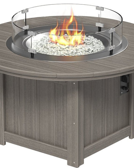 LuxCraft Lumin Fire Pit 46" Base Coastal Gray