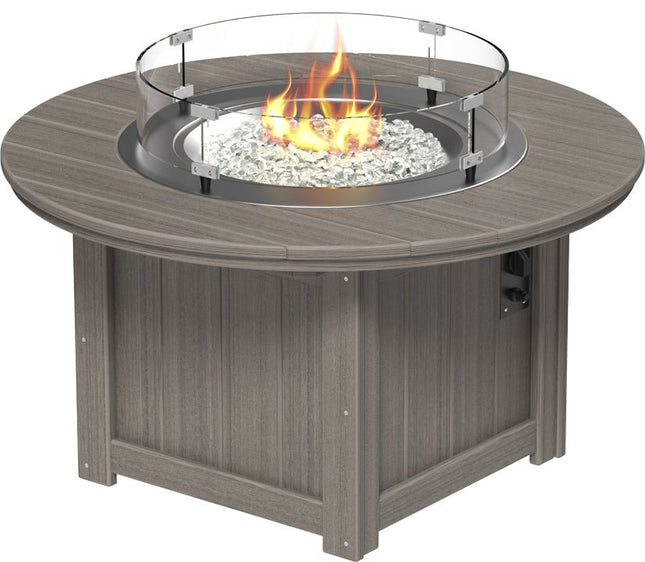 LuxCraft Lumin Fire Pit 46" Base Coastal Gray
