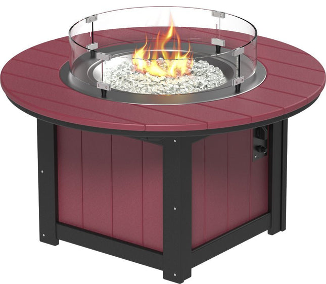 LuxCraft Lumin Fire Pit 46" Base Cherrywood & Black