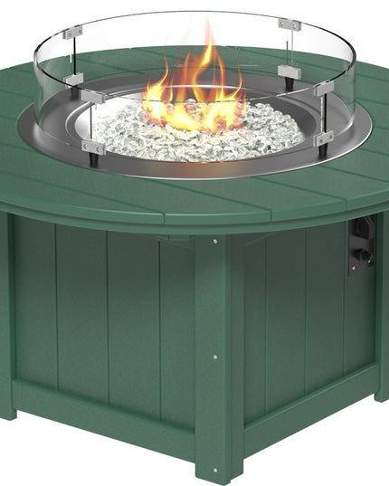 LuxCraft Lumin Fire Pit 46" Base Green