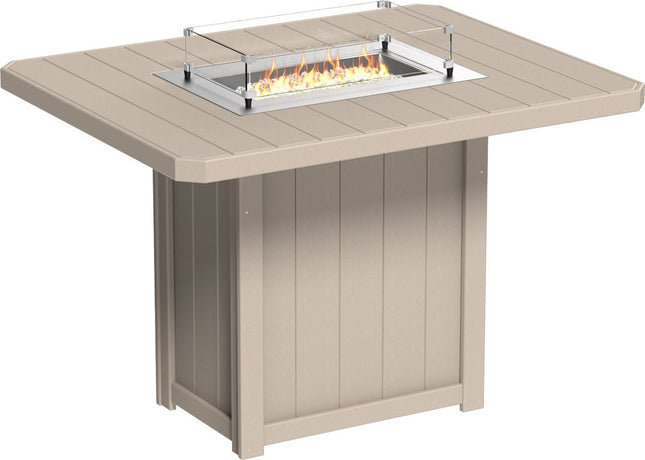 Lumin Fire Table 62" Base (Bar Height) Weatherwood