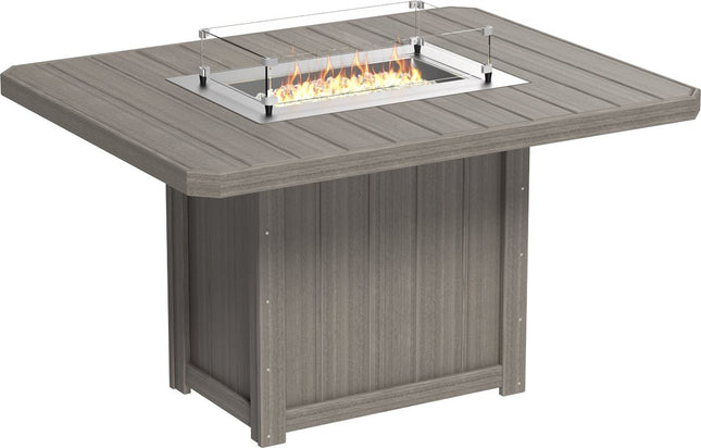 Lumin Fire Table 62" Base (Counter Height) Coastal Gray