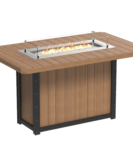 Lumin Fire Table - LuxCraft 79" Rectangular