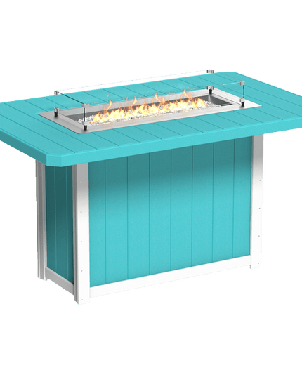 Lumin Fire Table - LuxCraft 79" Rectangular