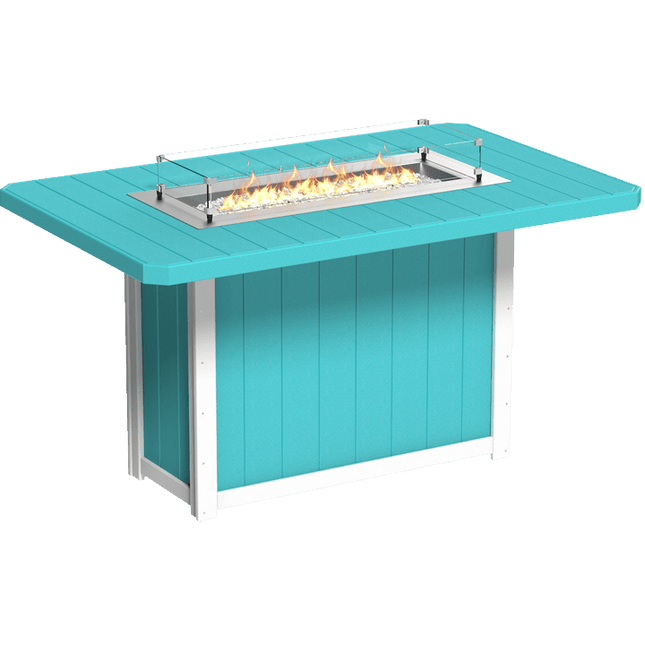 Lumin Fire Table - LuxCraft 79" Rectangular