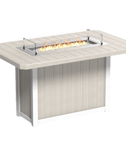 Lumin Fire Table - LuxCraft 79" Rectangular