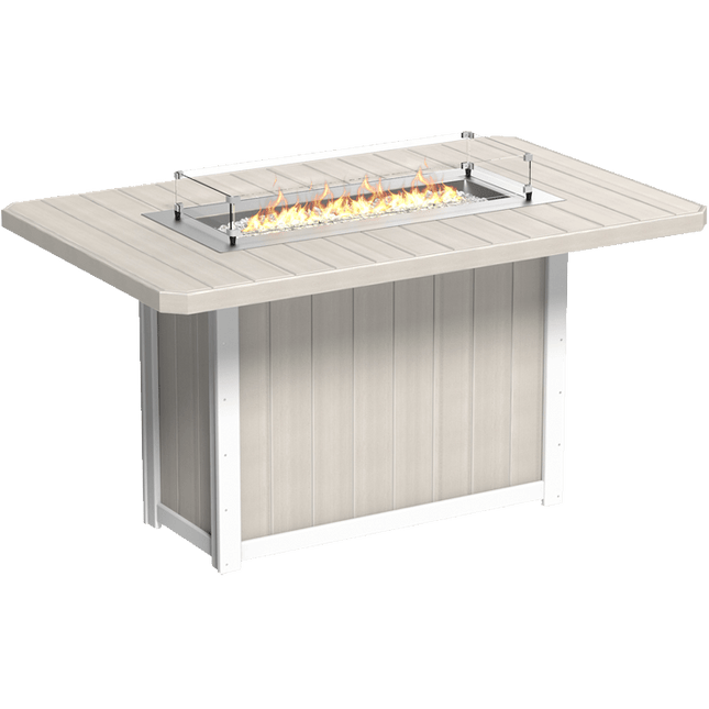 Lumin Fire Table - LuxCraft 79" Rectangular