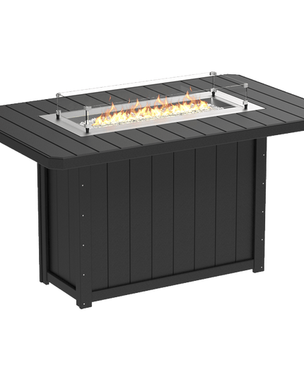 Lumin Fire Table - LuxCraft 79" Rectangular