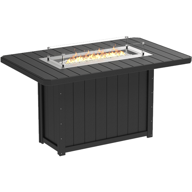 Lumin Fire Table - LuxCraft 79" Rectangular