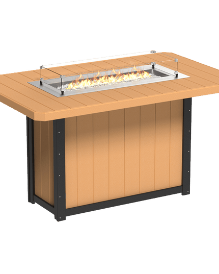 Lumin Fire Table - LuxCraft 79" Rectangular