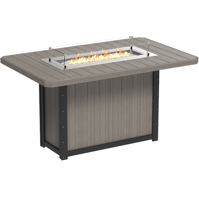 Lumin Fire Table - LuxCraft 79" Rectangular