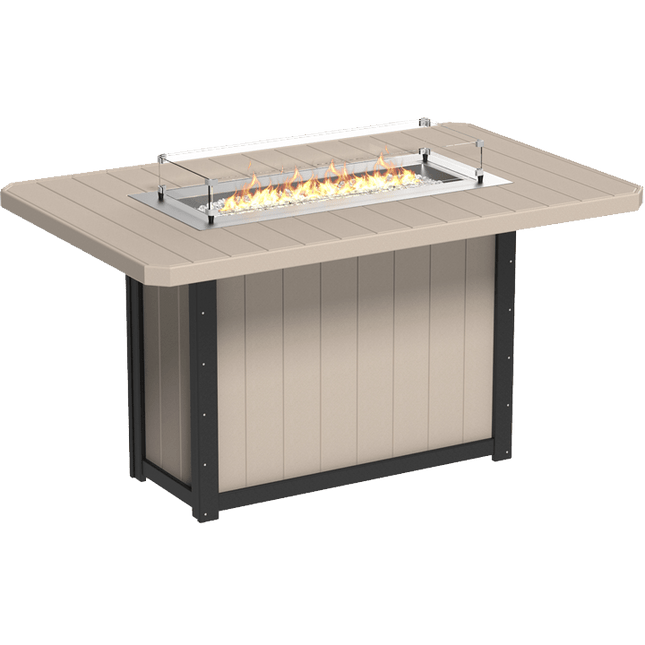 Lumin Fire Table - LuxCraft 79" Rectangular