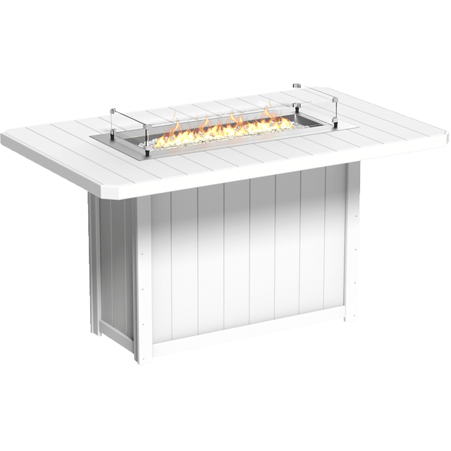 Lumin Fire Table - LuxCraft 79" Rectangular