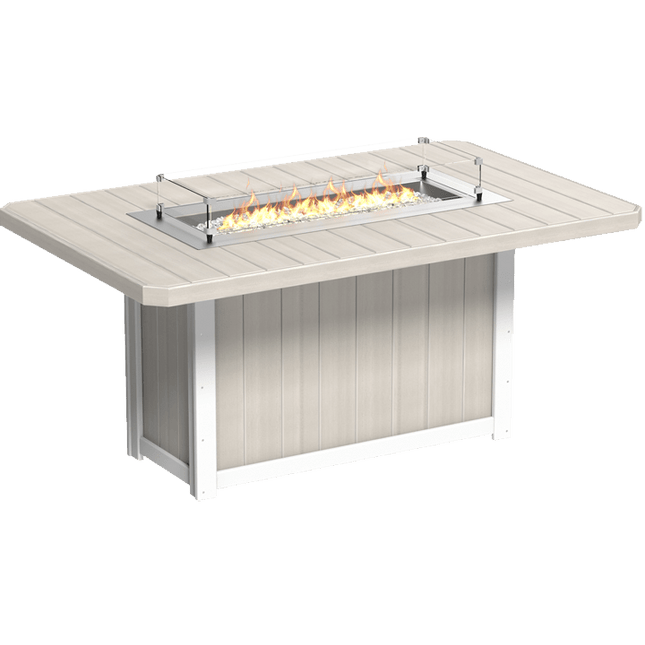 Lumin Fire Table - LuxCraft 79" Rectangular