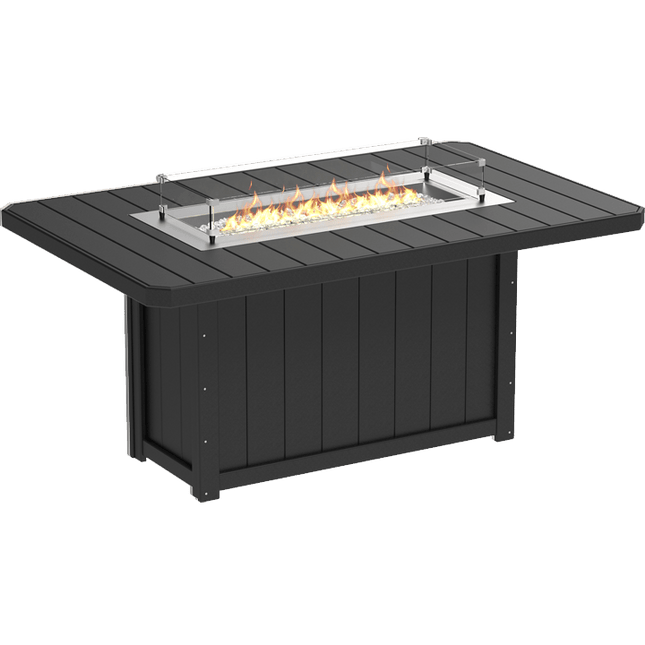 Lumin Fire Table - LuxCraft 79" Rectangular