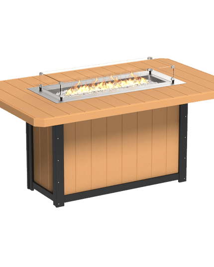 Lumin Fire Table - LuxCraft 79" Rectangular