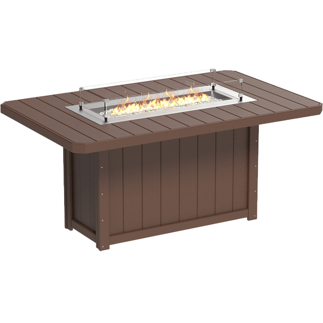 Lumin Fire Table - LuxCraft 79" Rectangular