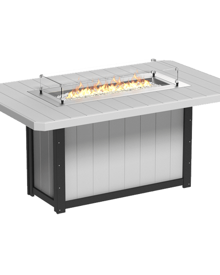 Lumin Fire Table - LuxCraft 79" Rectangular