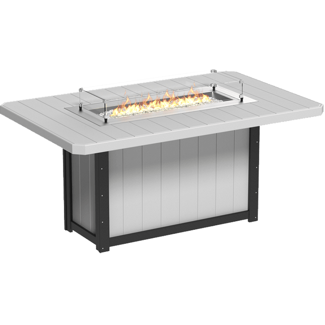 Lumin Fire Table - LuxCraft 79" Rectangular