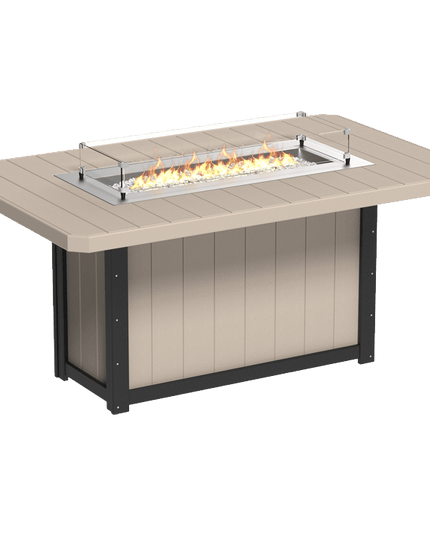 Lumin Fire Table - LuxCraft 79" Rectangular