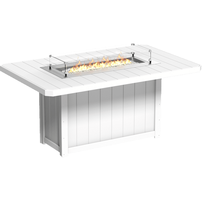 Lumin Fire Table - LuxCraft 79" Rectangular