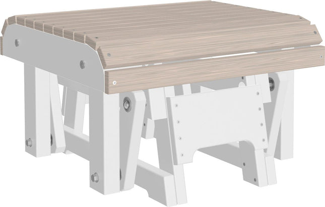 LuxCracft Poly Glider Footrest (Birch & White)