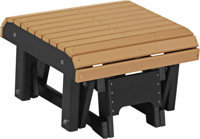 LuxCracft Poly Glider Footrest (Cedar & Black)
