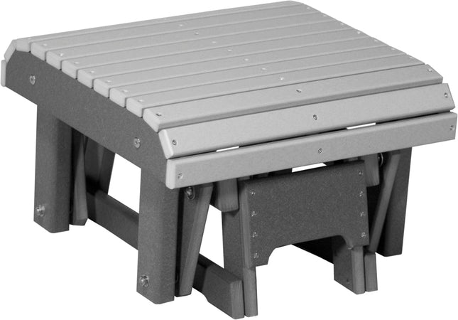 LuxCracft Poly Glider Footrest (Dove Gray & Slate)