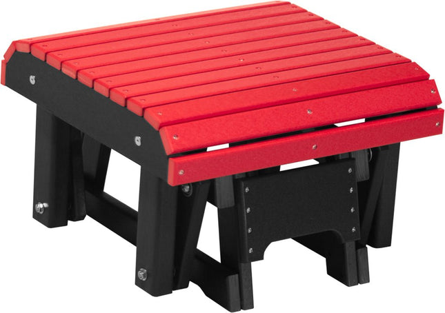 LuxCracft Poly Glider Footrest (Red & Black)
