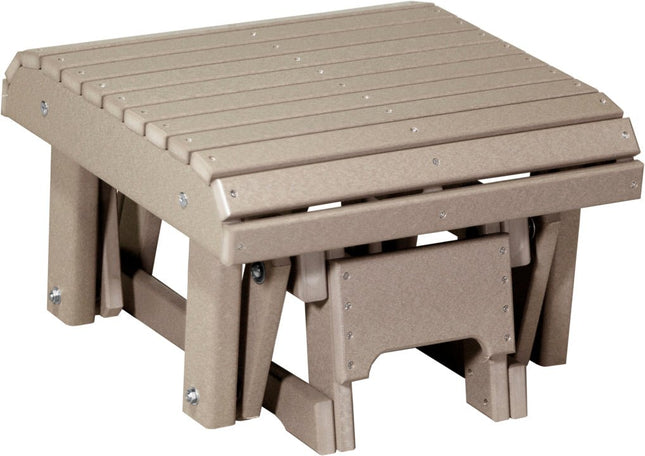 LuxCracft Poly Glider Footrest (Weatherwood)