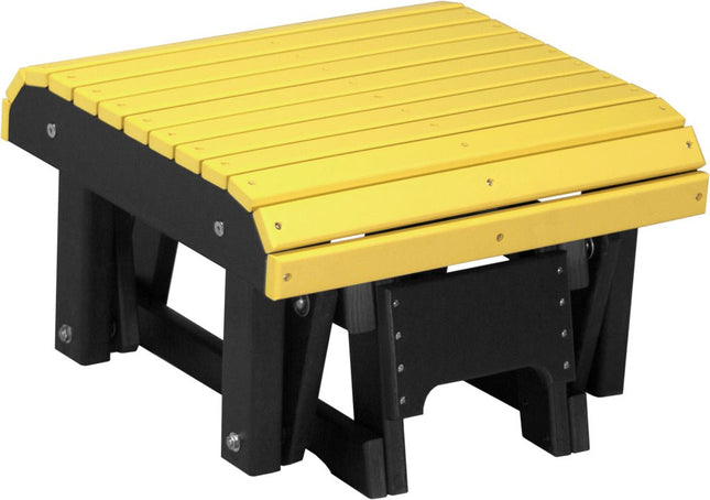 LuxCracft Poly Glider Footrest (Yellow & Black)