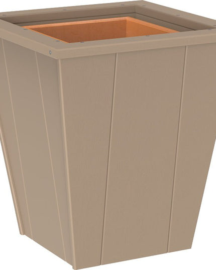 LuxCraft Elite 18″ Planter featured in Weatehrwood
