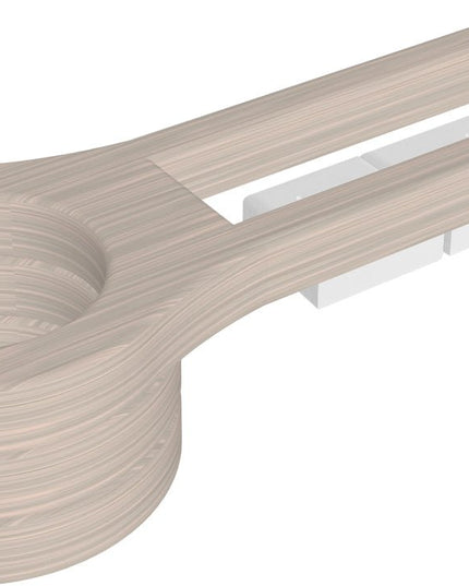 LuxCraft Poly Cup Holder (Birch & White) Slide-Out.