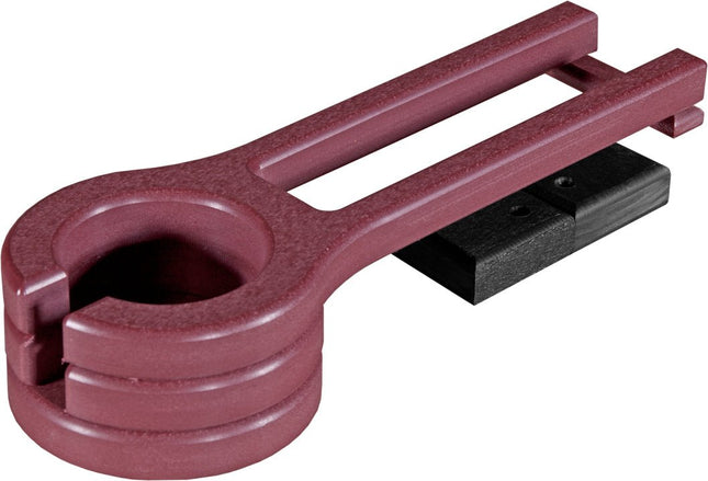 LuxCraft Poly Cup Holder (Cherrywood & Black) Slide-Out.