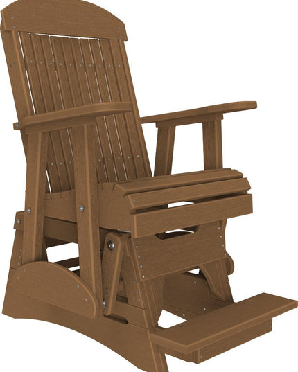 LuxCraft 2 foot Classic Balcony Glider Antique Mahogany