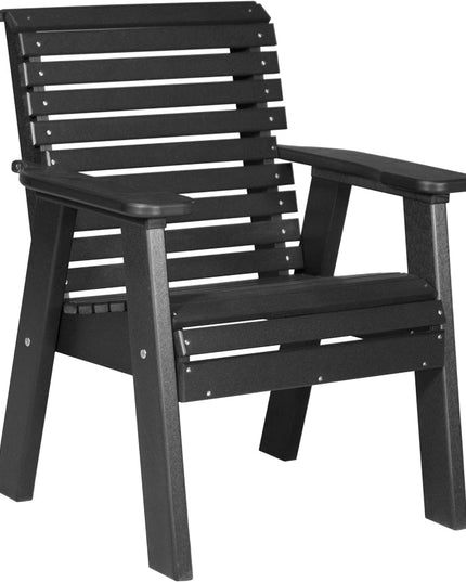 LuxCraft 2 foot Plain Poly Bench Black