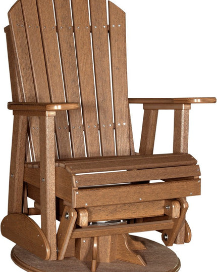 LuxCraft 2' Swivel Adirondack Glider