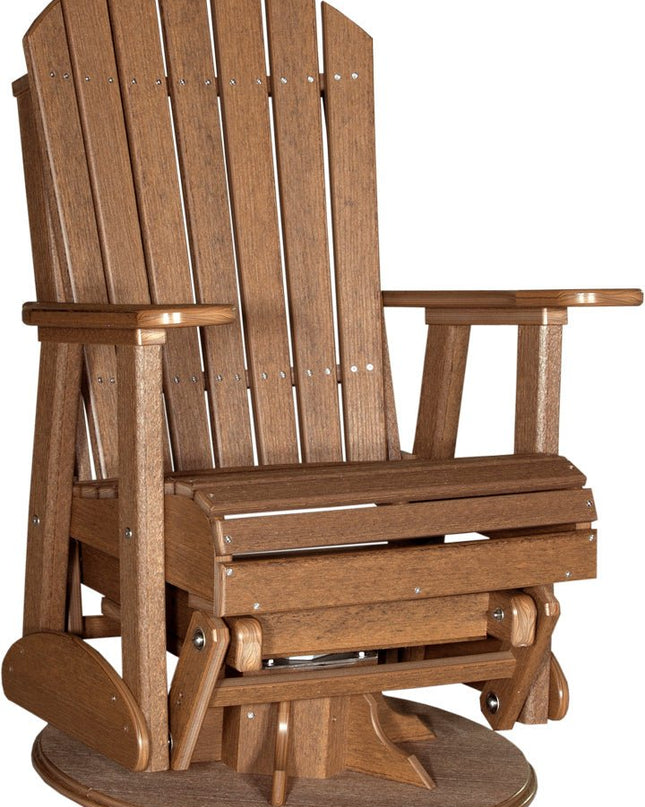 LuxCraft 2' Swivel Adirondack Glider