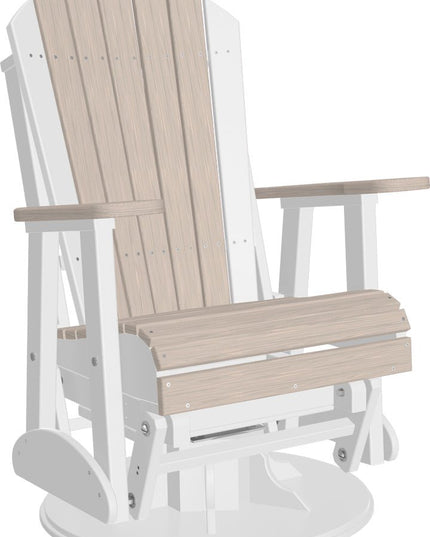 LuxCraft 2' Swivel Adirondack Glider