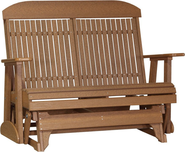 LuxCraft 4 foot Classic Poly Glider Antique Mahogany