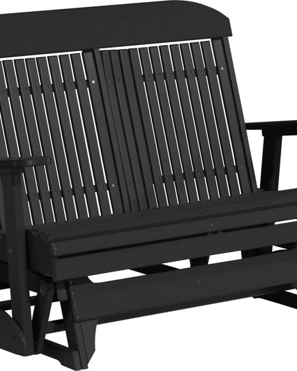 LuxCraft 4 foot Classic Poly Glider Black