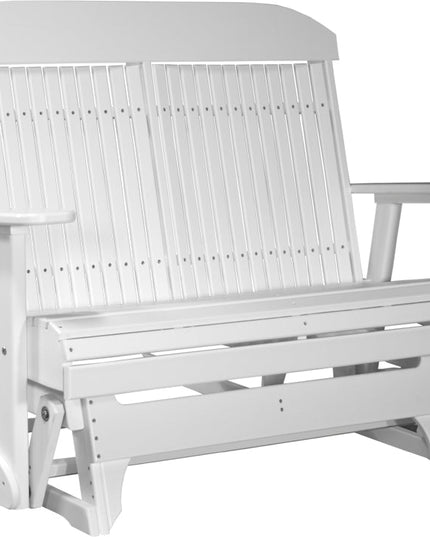 LuxCraft 4 foot Classic Poly Glider White
