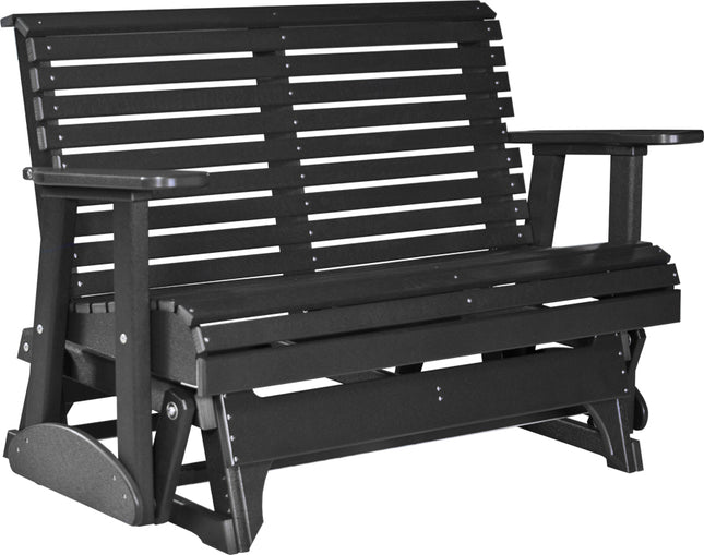 LuxCraft 4 foot Plain Poly Glider Black
