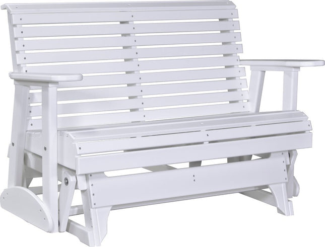 LuxCraft 4 foot Plain Poly Glider White