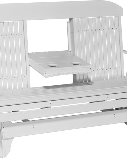 LuxCraft 5 foot Classic Poly Glider White