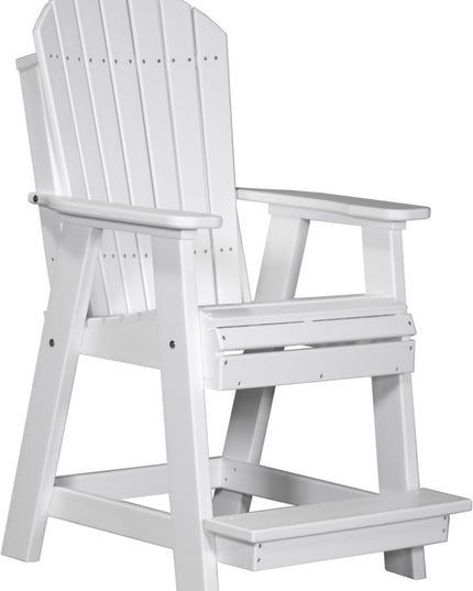 LuxCraft Adirondack Balcony Chair White