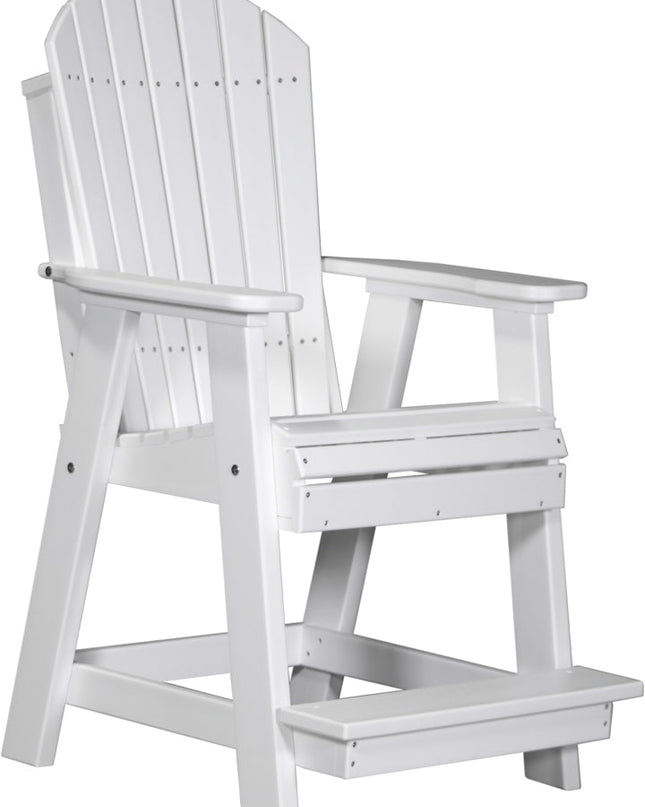 LuxCraft Adirondack Balcony Chair White