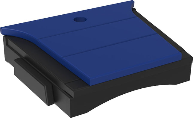 LuxCraft Balcony Tete-a-Tete Table (Blue & Black)