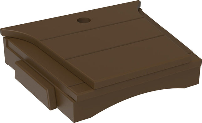 LuxCraft Balcony Tete-a-Tete Table (Chestnut Brown)